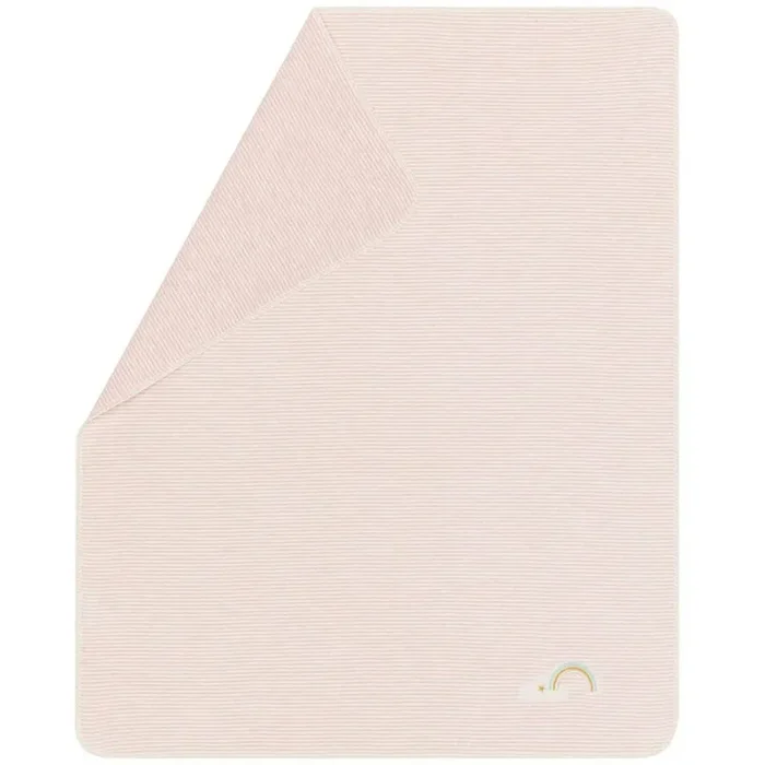 Juwel Babydecke 70×90 cm Stripes/Rainbow, Rosa Top-Preis