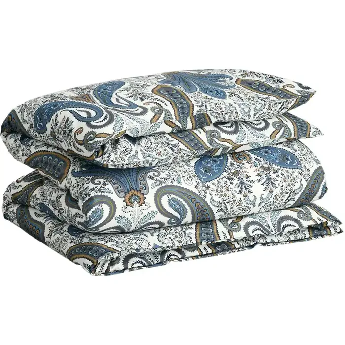 Key West Paisley Bettdeckenbezug 140×200 cm, Sateen Blue Neue Kollektion
