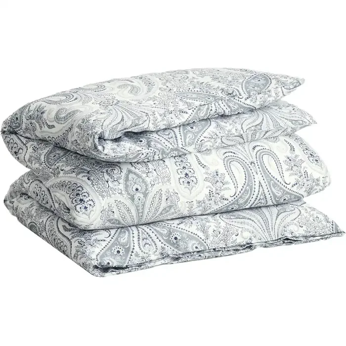 Key West Paisley Bettdeckenbezug 150×210 cm, Heather Grey Zertifiziert