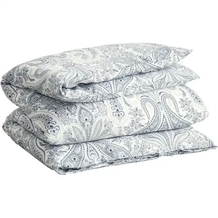 Key West Paisley Bettdeckenbezug 220×220 cm, Heather Grey Direktkauf