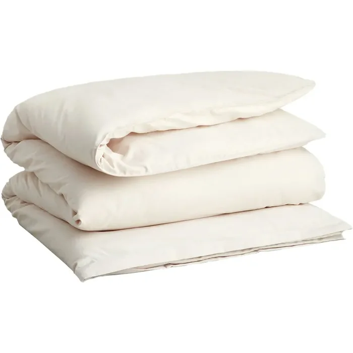 Knallerangebot Sateen Bettdeckenbezug 220×220 cm, White Sand