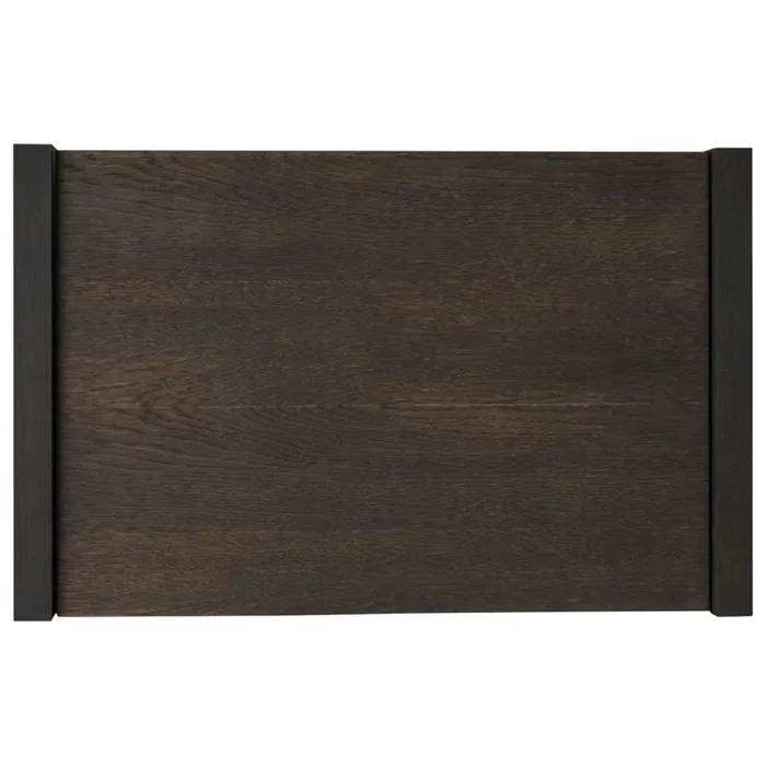Kona Cabinet Insert For Bookcase 32×50 cm, Dark stained Oak Gratis Versand