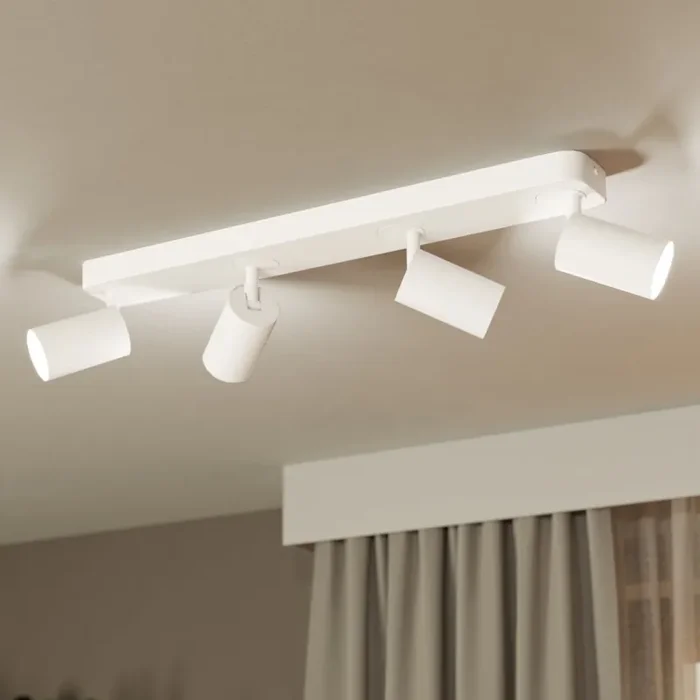 Kracherpreis Eglo – Dimmbarer LED-RGBW-Strahler 4xGU10/4,9W/230V weiß