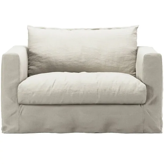 Le Grand Air Nou Liebessitz Leinen, Creamy White Echt