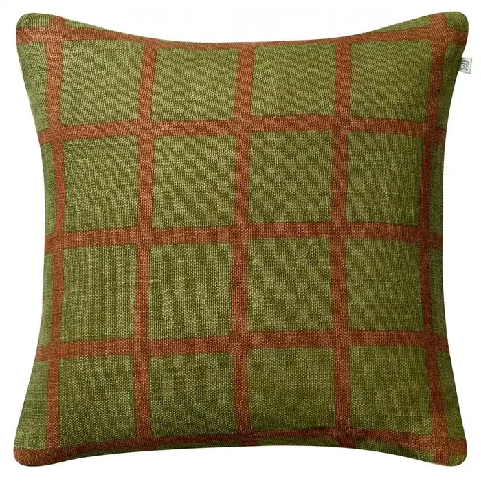 Markenprodukt Mela Kissenbezug 50×50 cm, Cactus Green / Terracotta