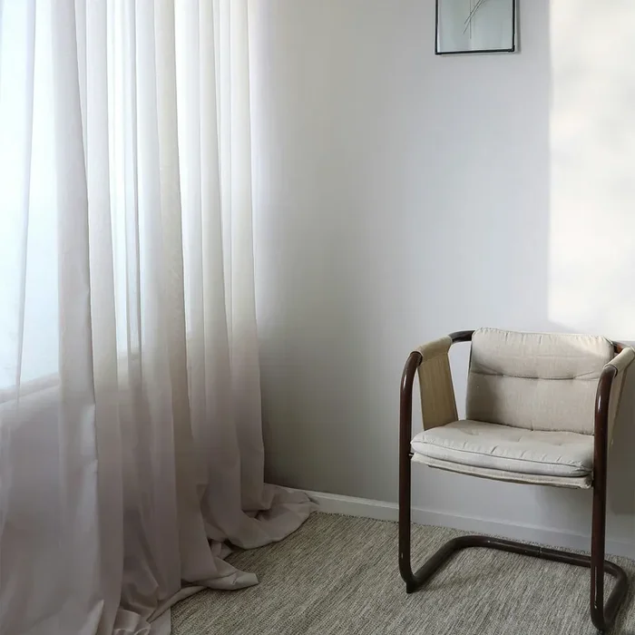 Markenware Grace Vorhang Doppelte Breite 290×270 cm, Naturbeigefarben