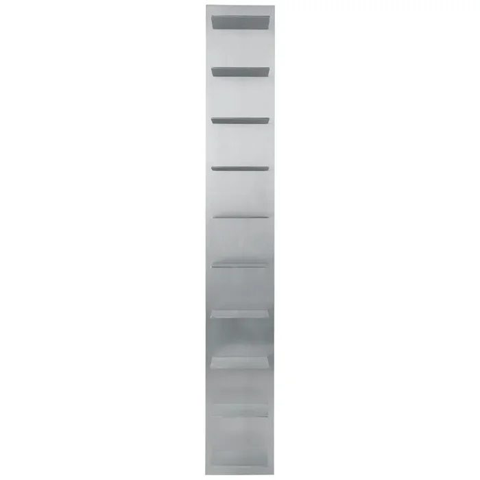 Markenware Lager Wandregal Hoch, Aluminium