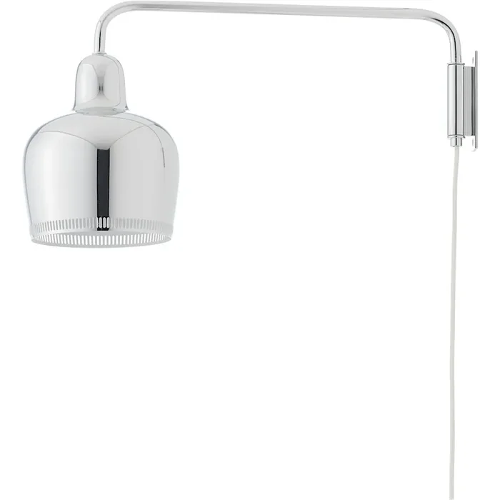 Neu Im Sortiment Wandleuchte A330S Golden Bell – Artek A331Chrom Weiss