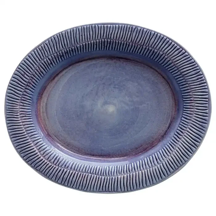 Neue Ware Stripes Platte 35×30 cm, Violet