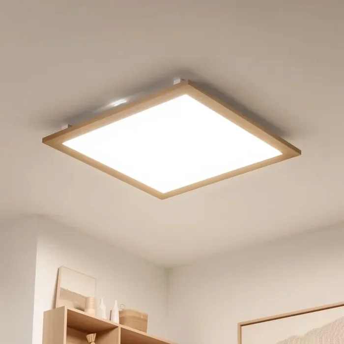 Online Kaufen Brilagi – LED-Deckenleuchte SLIMFRAME WOOD LED/58W/230V 64×64 cm braun