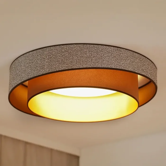 Original Brilagi – LED-Deckenleuchte VEGAS SHINE LED/24W/230V d 60 cm braun