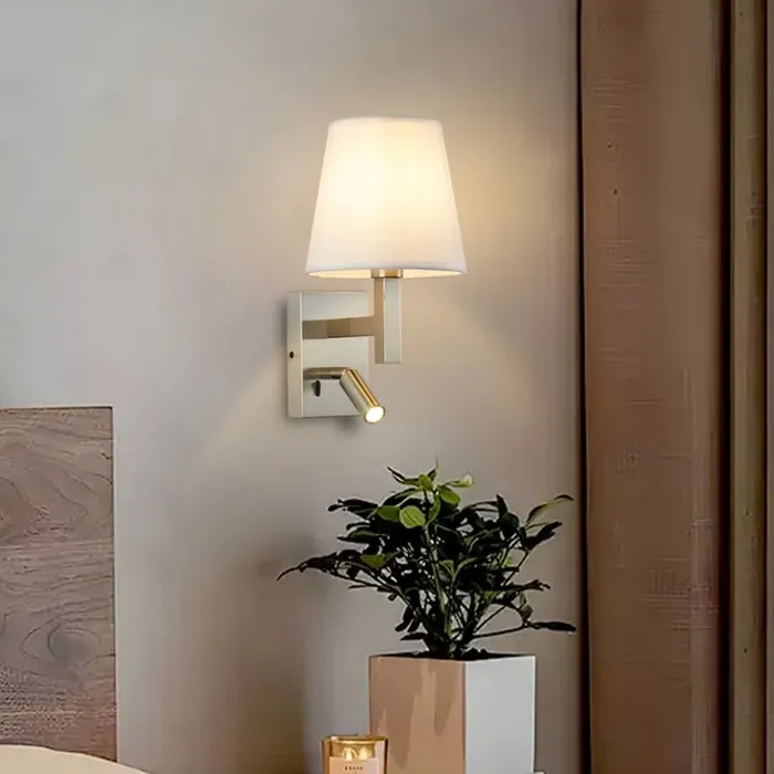 Preis Gesenkt Brilagi – LED-Wandleuchte DEYA 1xE14/40W/230V + LED/3W weiß/matt Chrom