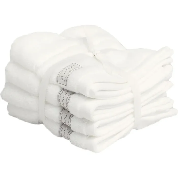Premium Handtücher 30×30 cm 4-er Set, Weiß Markenprodukt