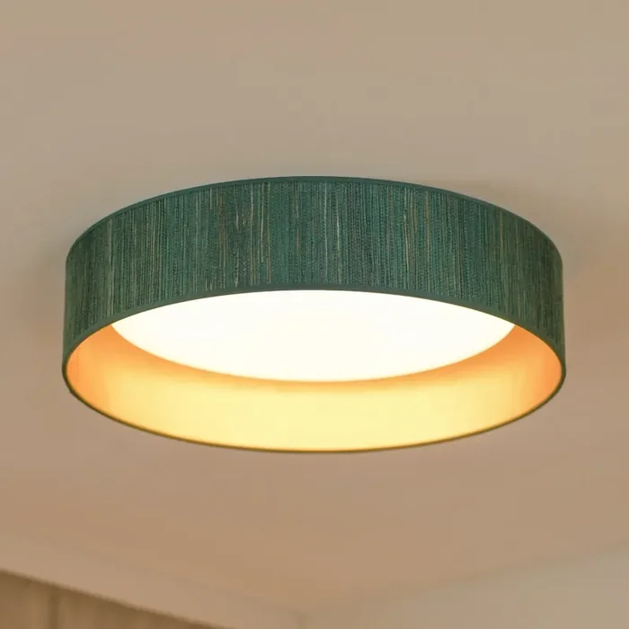 Rabatt Brilagi – LED dimmbare Deckenleuchte VEGAS SHINE LED/24W/230V Ø 45 cm 3000/4000/6500K Strohgrün/Gold + Fernbedienung