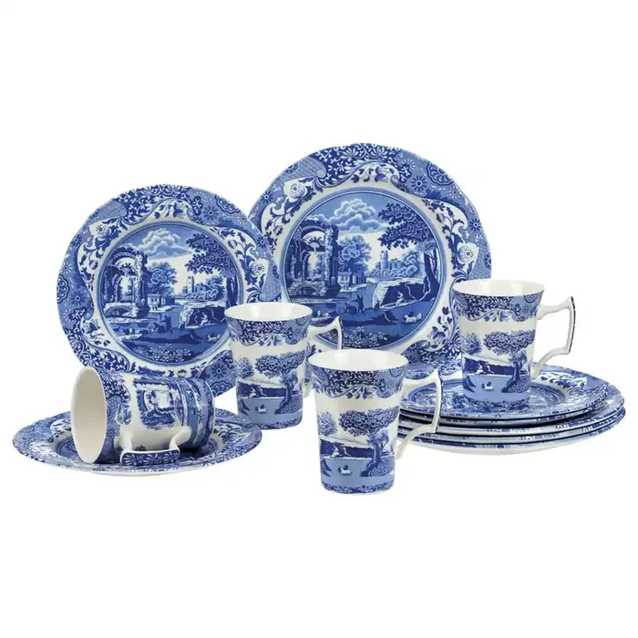 Saisonangebot Blue Italian Geschirr, 12-tlg.