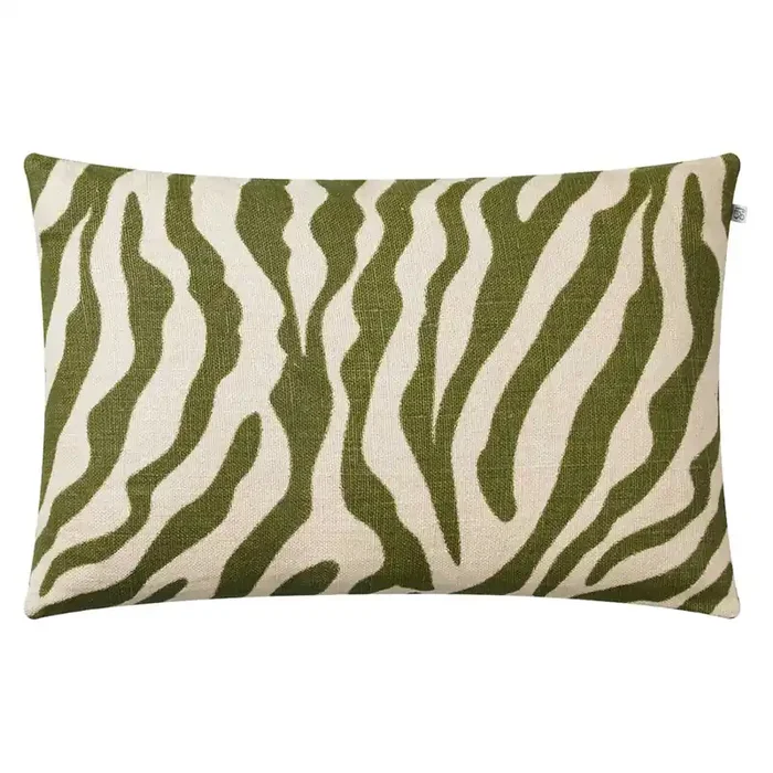 Saisonangebot Zebra Kissenbezug 40×60 cm, Kaktus Grün