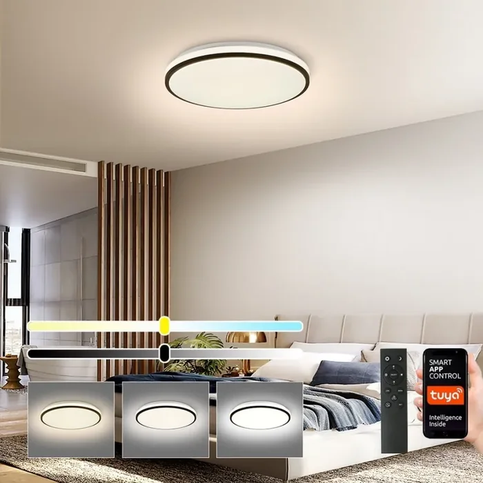 Sale Brilagi – Dimmbare LED-Deckenleuchte SMART LED/28W/230V 3000-6000K d 35 cm Wi-Fi Tuya + Fernbedienung