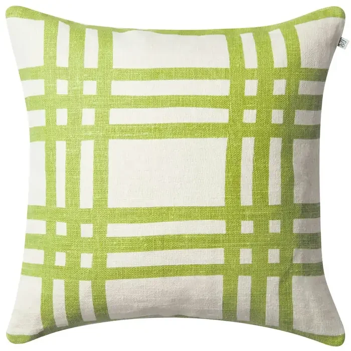 Shimla Kissenbezug 50×50 cm, Lime Mengenrabatt