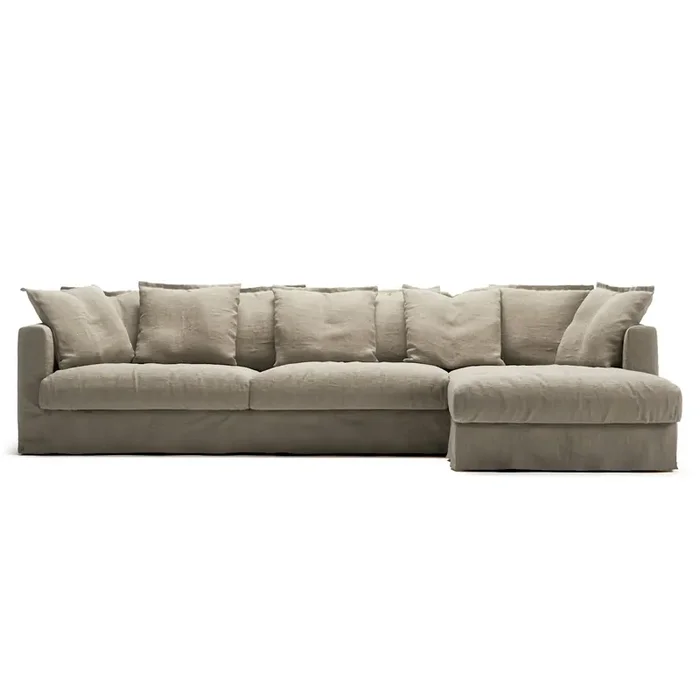 Sofort Bestellen Bezug Für Le Grand Air 3-Sitzer-Sofa Leinen Liege Rechts, Savage Linen