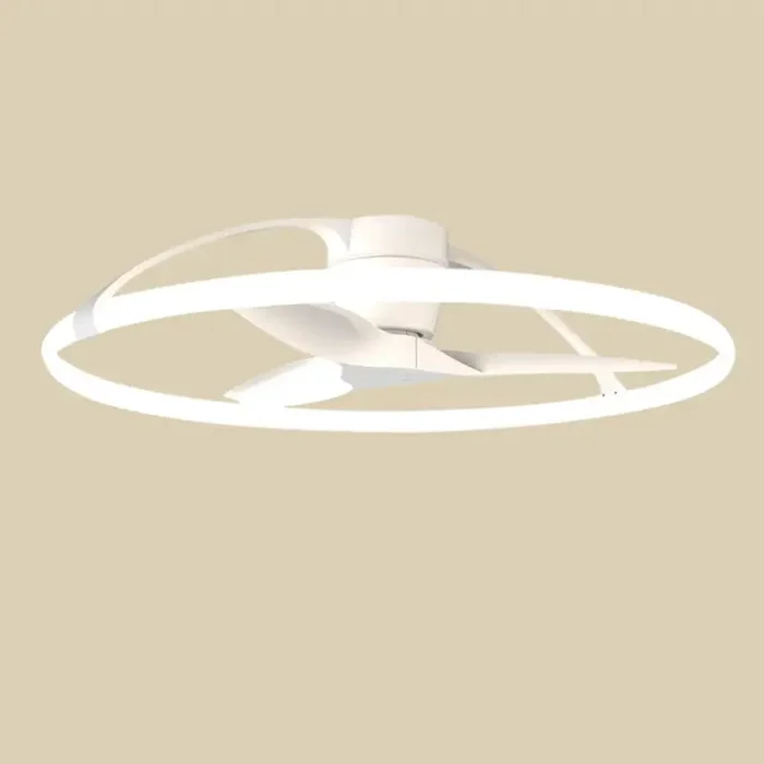 Sofort Bestellen Mantra Nepal Deckenventilator LED Fernbedienung dimmbar weiß