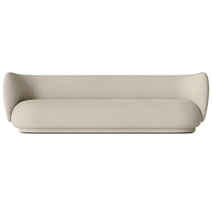 Sofort Bestellen Rico Wool Boucle 4-Sitzer-Sofa, Natur