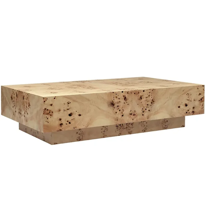 Sonderaktion Burl Kaffeetisch 70×117 cm