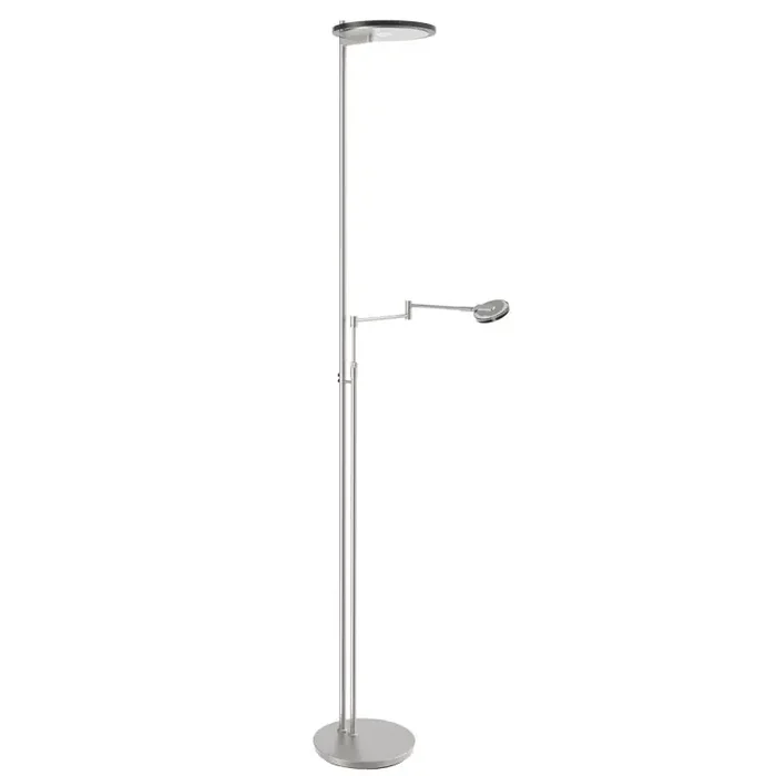 Steinhauer Stehleuchte Turound LED Rauchglas stahl Top-Seller