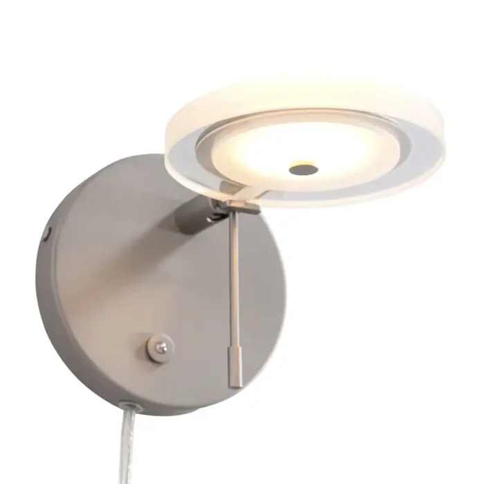 Steinhauer Wandleuchte Turound LED Klarglas stahl Kracherpreis
