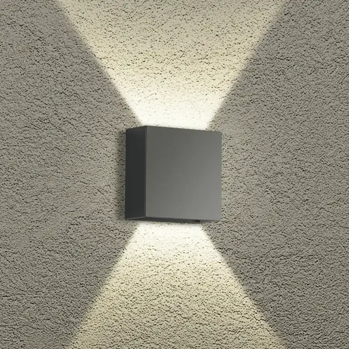 Super-Preis Brilagi – LED-Außenwandleuchte DOUBLERAY LED/4W/230V Anthrazit IP65