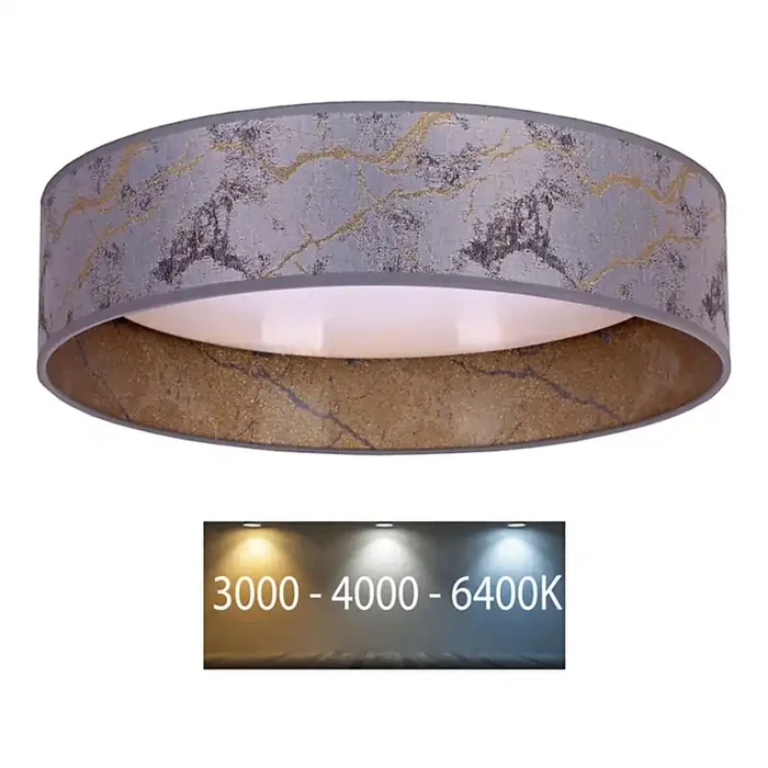 Super-Preis Brilagi – LED-Deckenleuchte VELVET LED/12W/230V d. 30 cm 3000K/4000K/6400K grau/gold