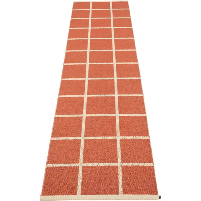Super-Preis Criss Kunststoffmatte Brick / Cream, 70×300 cm