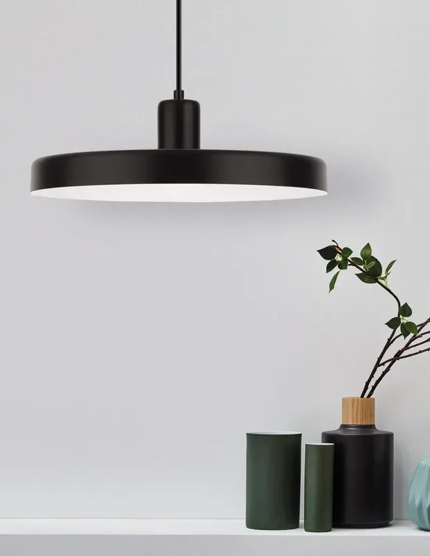 Top-Preis Nova Luce CHIOTO Pendelleuchte E27 Schwarz 120x36cm dimmbar 540602