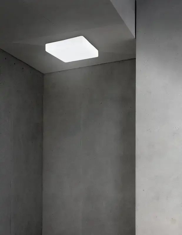 Top-Preis Nova Luce CUBE Deckenleuchte E27 Weiß 20,5×20,5x7cm dimmbar 6110041