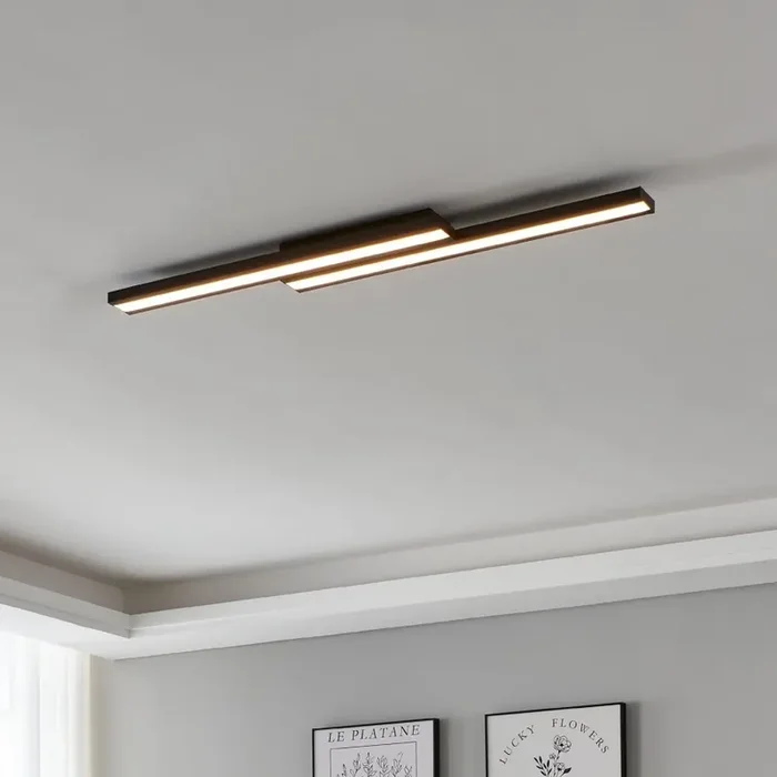 Top-Qualität Eglo 31715 – LED RGBW dimmbares Deckenleuchte SALITERAS-Z LED/20,4W/230V 2700-6500K schwarz