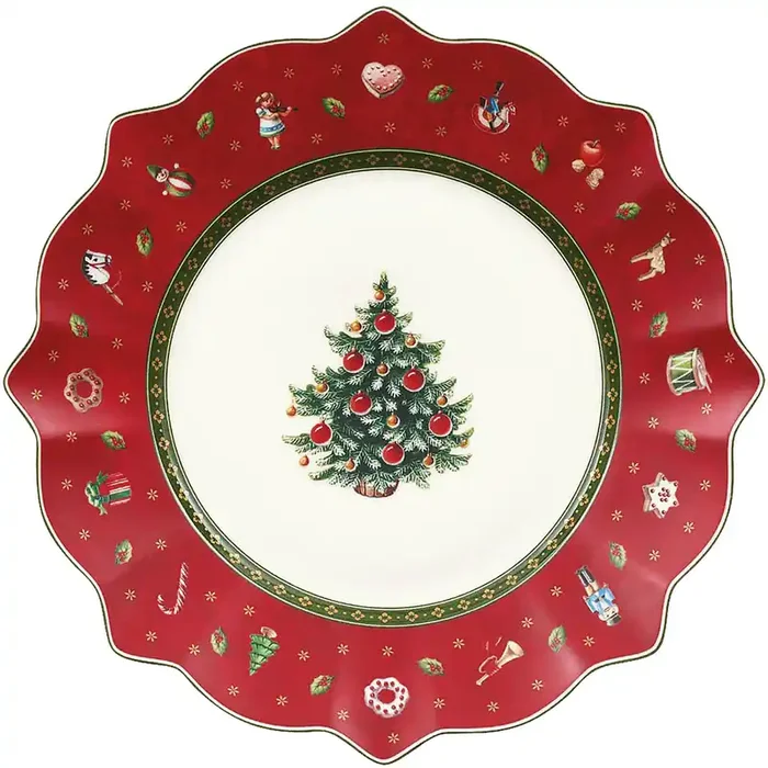 Toy’s Delight Frühstücksteller 24 cm, Rot Mengenrabatt