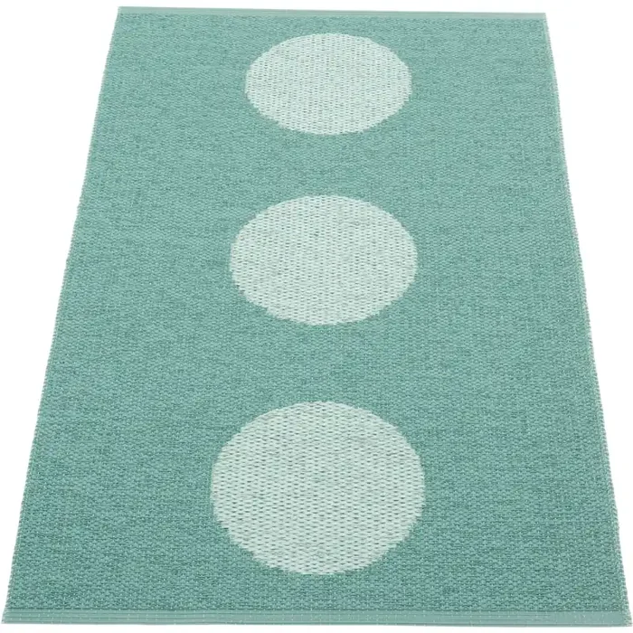 Vera Pop Teppich 70×120 cm, Jade / Pale Turquoise Highlight