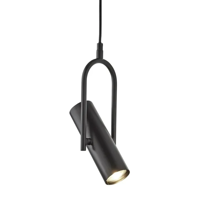 Verstellbare Hängeleuchte Schwarz GU10 Metall Modern ELENA Saisonangebot