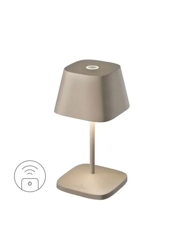 Villeroy & Boch Neapel RC sand Akku LED Tischleuchte Schneller Versand