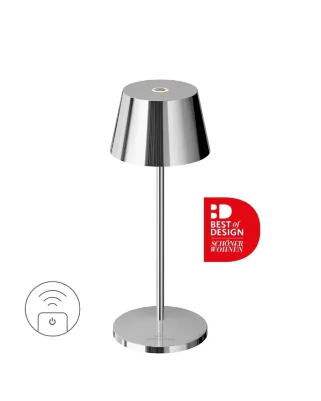 Villeroy & Boch Seoul Micro RC chrom Akku Tischleuchte Top-Seller