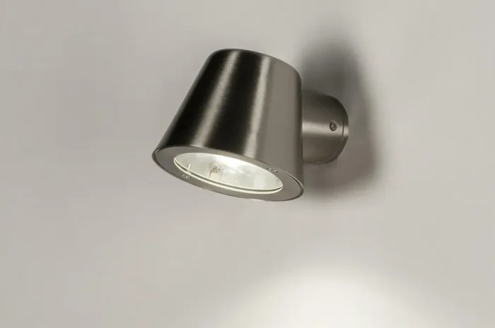 Wandleuchte 72653 – Edelstahl – Ausstellungsraum 1.29 / 2.78 Expressversand