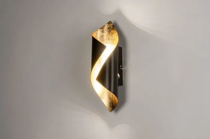 Wandleuchte 73541 – Dimmen ohne Dimmer – Fest eingebaute LED – Ausstellungsraum 2.12 Top-Qualität