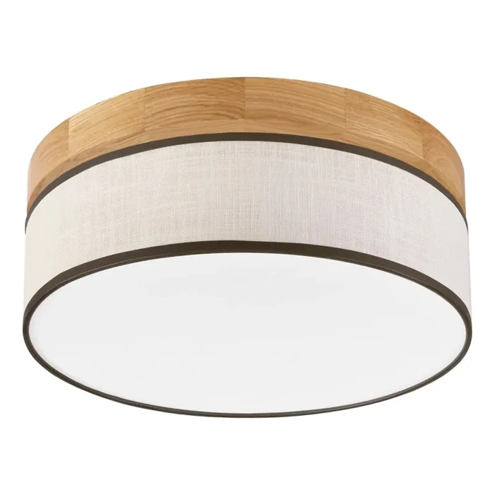 Weltweiter Versand Brilagi – LED-Deckenleuchte BELLADONNA LED/20W/230V Ø 30 cm Creme/Eiche
