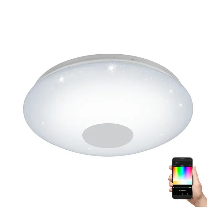 Weltweiter Versand Eglo – LED RGBW dimmbare Deckenleuchte VOLTAGO-C LED/17W/230V