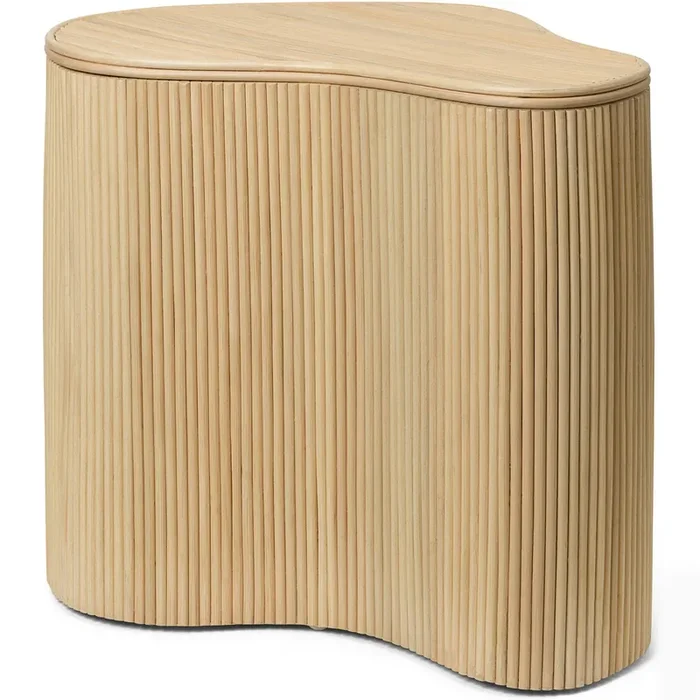 Weltweiter Versand Isola Tisch Mit Aufbewahrung 46×50 cm, Rattan