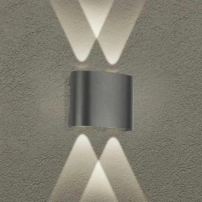 Wochenendangebot Brilagi – LED-Außenwandleuchte FLAREBOX LED/4W/230V anthrazit IP65