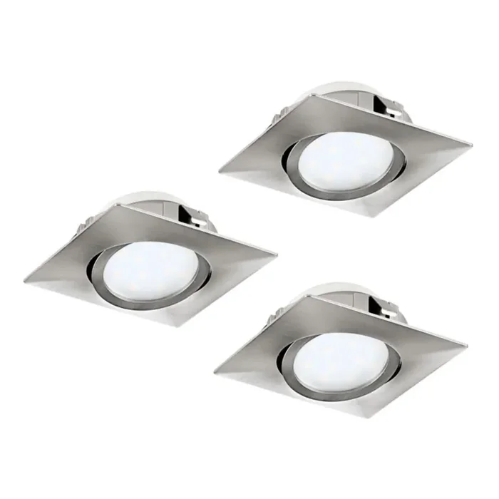Wochenendangebot Eglo 78758 – SET 3x LED-Einbauleuchte PINEDA LED/6W/230V