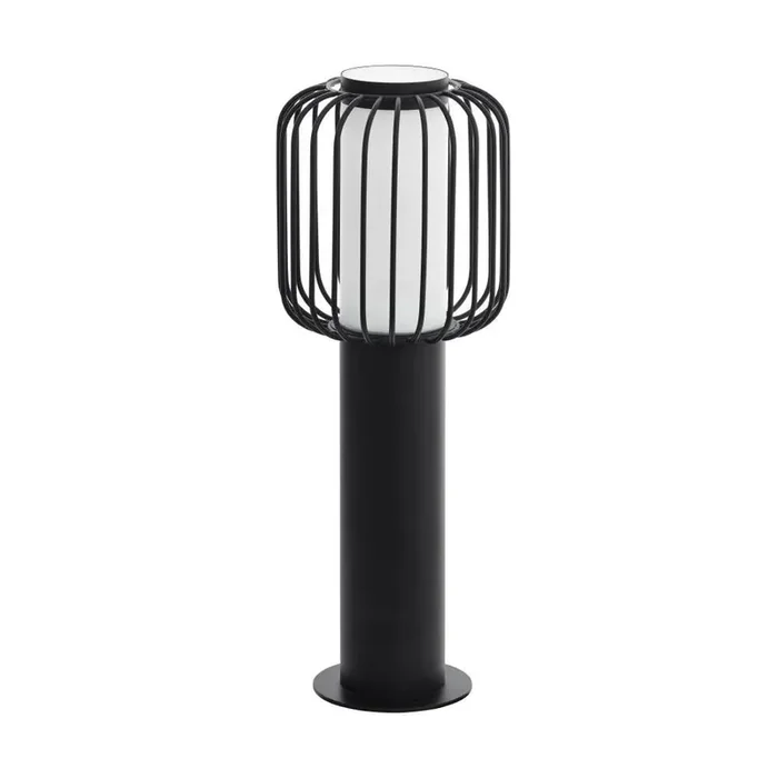Wochenendangebot Eglo 98723 RAVELLO E27 Außen-Stehleuchte Sockel Ø165mm Schwarz Weiss IP54