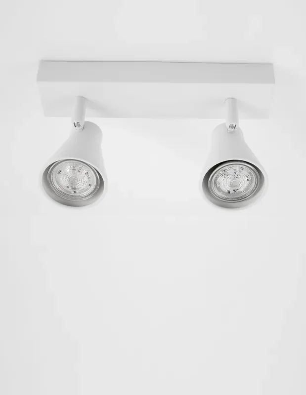 Wochenendangebot Nova Luce DUBLIN Deckenleuchte GU10 2-fach Weiß 24,5×5,5x15cm dimmbar 9155811