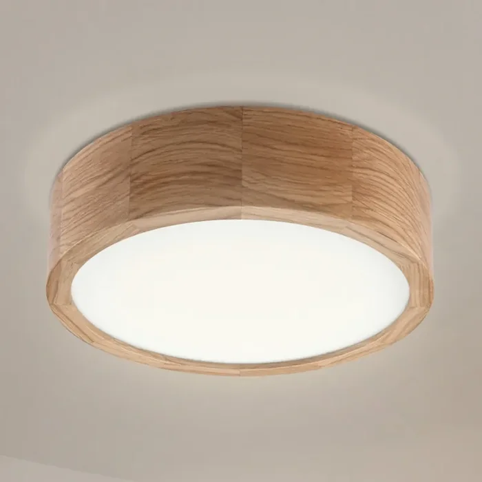 Zertifiziert Brilagi – LED-Deckenleuchte CARVALHO LED/20W/230V Eiche Ø 27,5 cm
