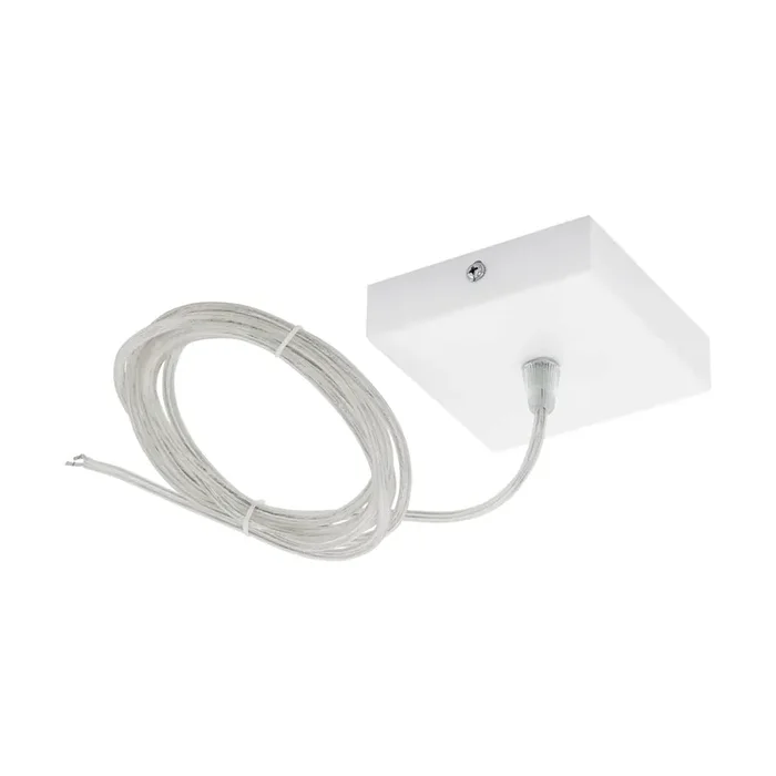 Zertifiziert Eglo 61489 Baldachin mit Kabel Stahl Weiss